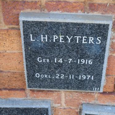 PEYTERS L.H. 1916-1971
