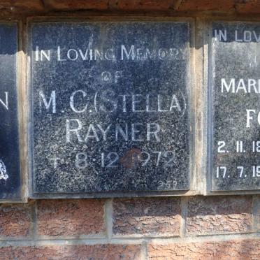 RAYNER M.C. -1972