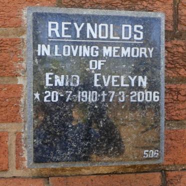 REYNOLDS Enid Evelyn 1910-2006