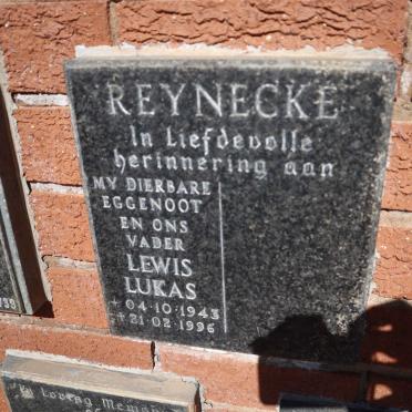 REYNECKE Lewis Lukas 1943-1996