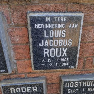 ROUX Louis Jacobus 1908-1984