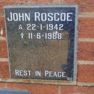 ROSCOE John 1942-1988