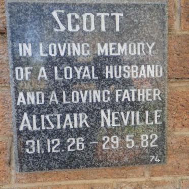 SCOTT Alistair Neville 1926-1982