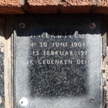 SCHWERDTFEGER 1902-1971