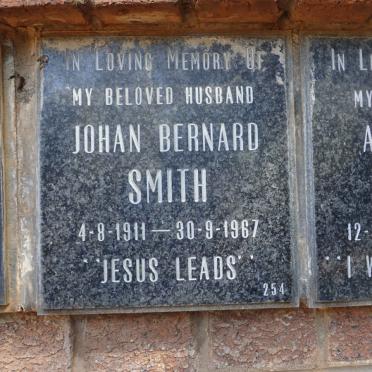 SMITH Johan Bernard 1911-1967