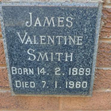 SMITH James Valentine 1889-1960