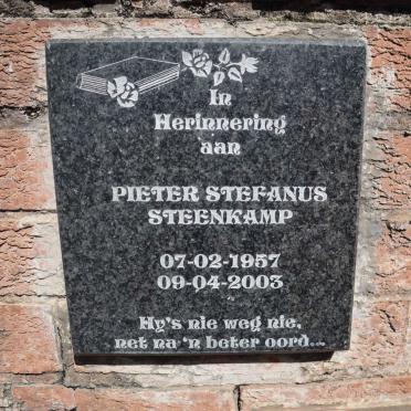 STEENKAMP Pieter Stefanus 1957-2003