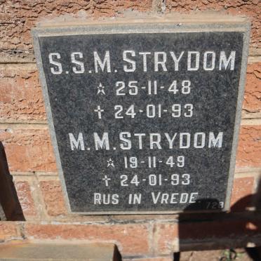 STRYDOM S.S.M. 1948-1993 &amp; M.M. 1949-1993