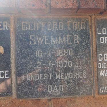 SWEMMER Clifford Eric 1890-1970