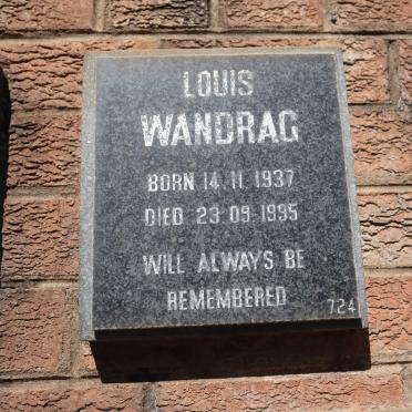 WANDRAG Louis 1937-1995