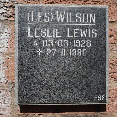 WILSON Leslie Lewis 1928-1990