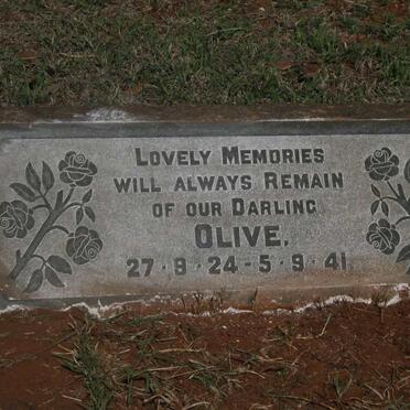 ? Olive 1924-1941