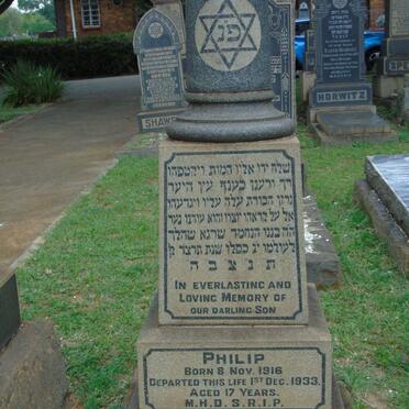 MYER Philip 1916-1933