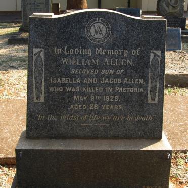 ALLEN William -1928