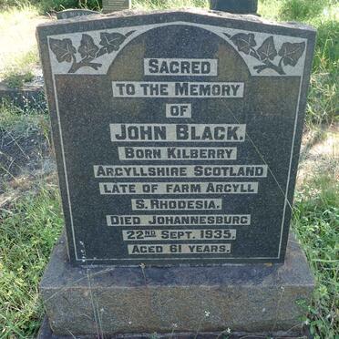BLACK John -1935