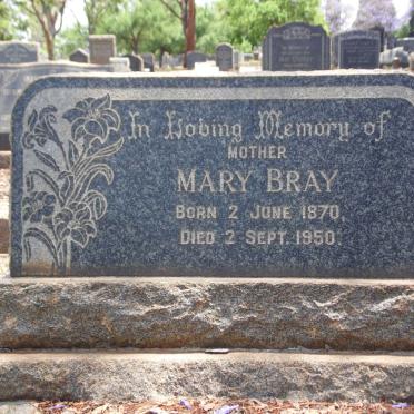 BRAY Mary 1870-1950