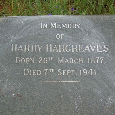 HARGREAVES Harry 1877-1941