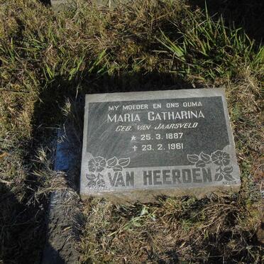 HEERDEN Maria Catharina, van nee VAN JAARSVELD 1887-1961