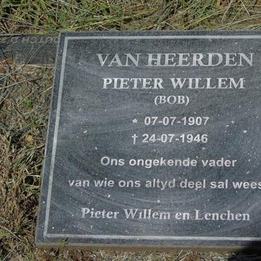 HEERDEN Pieter Willem, van 1907-1946