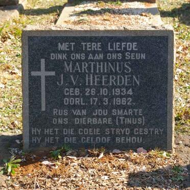 HEERDEN Marthinus, J.V. 1934-1962 
