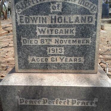 HOLLAND Edwin -1913