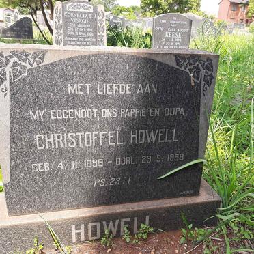 HOWELL Christoffel 1899-1959