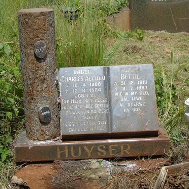 HUYSER Charles Alfred 1908-1984 & Bettie 1913-1997