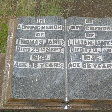JAMES Thomas -1939 & Lillian -1946