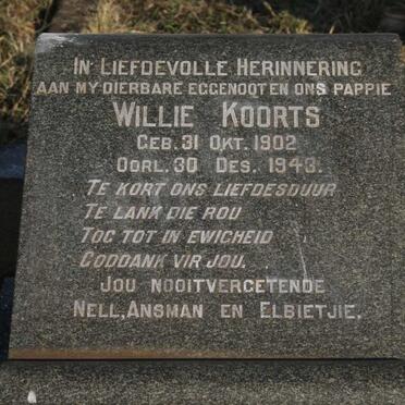 KOORTS Willie 1902-1943