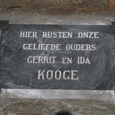 KOOGE Gerrit & Ida 