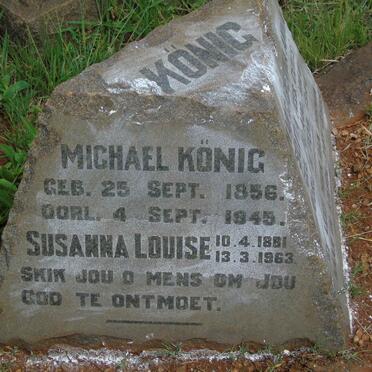 KONIG Michael 1856-1945 & Margaretha Anna Sofia GENIS 1866-1944 :: KONIG Susanna Louise 1881-1963 _2