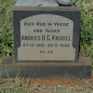 KRUGEL Andries H.G. 1891-1946