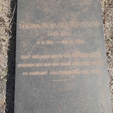 KRYNAUW Louisa Susanna nee NEL 1891-1964
