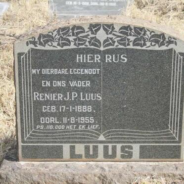 LUUS Renier J.P. 1888-1955