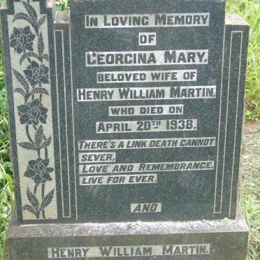 MARTIN Henry William -1955 & Georgina Mary -1938