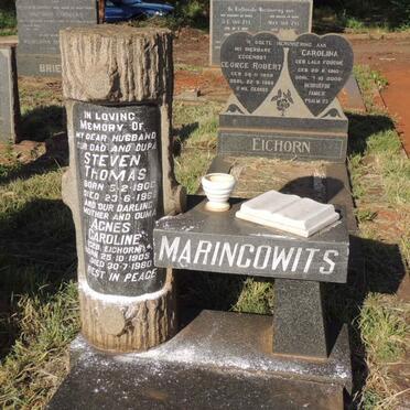 MARINCOWITS Steven Thomas 1900-1968 &amp; Agnes Caroline EICHORN 1905-1980