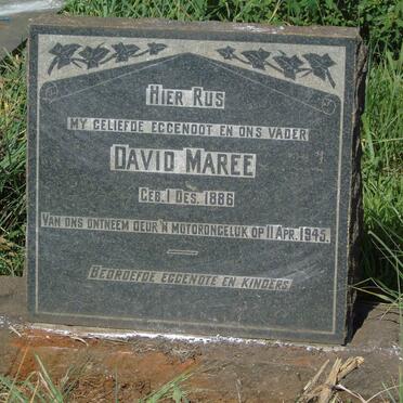 MAREE David 1886-1945