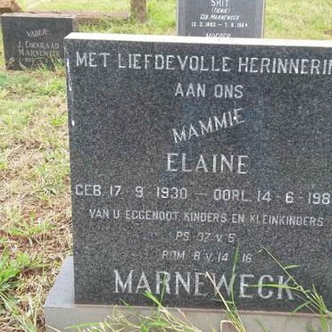MARNEWECK Elaine 1930-1984 