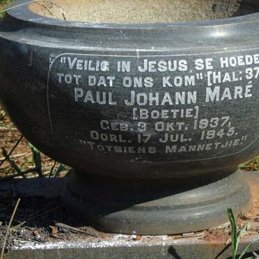 MARE Paul Johann 1937-1945