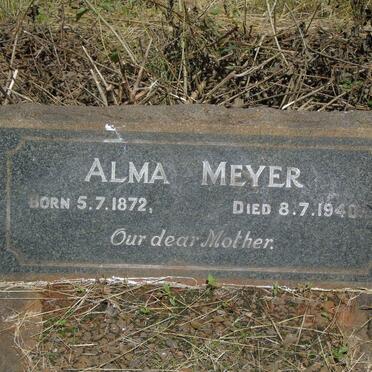 MEYER Alma 1872-1940