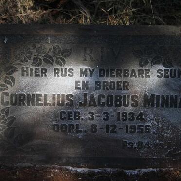 MINNAAR Cornelius Jacobus 1934-1956