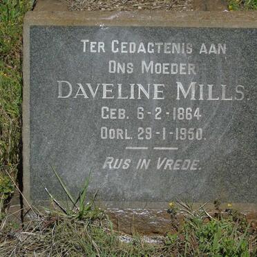 MILLS Daveline 1864-1950