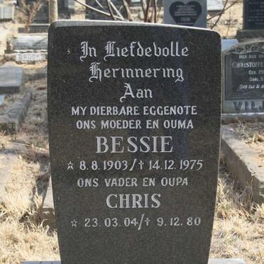 MORGENROOD Chris 1904-1980 & Bessie 1903-1975