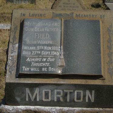 MORTON Fred 1880-1949