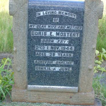 MOSTERT Doris E. nee FRY -1944