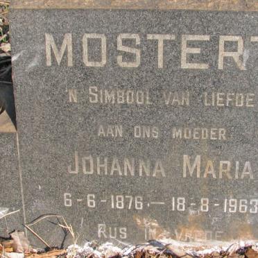 MOSTERT Johanna Maria 1876-1963