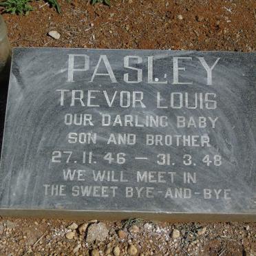 PASLEY Trevor Louis 1946-1948
