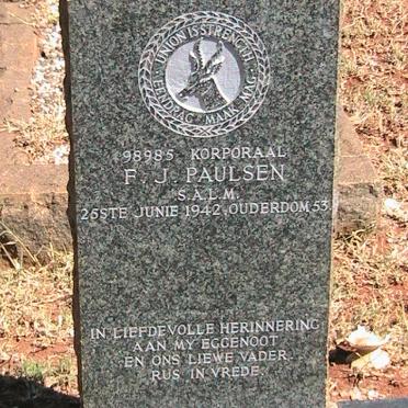 PAULSEN F.J. -1942