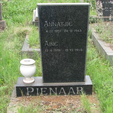 PIENAAR Abie 1951-1965 :: PIENAAR Annatjie 1951-1963