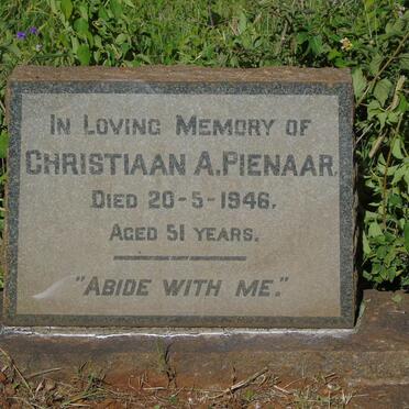PIENAAR Christiaan A. -1946